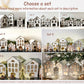 Christmas village mantel set