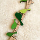 Modern Wood Key Holder with Birds For Entryway