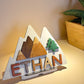 Mountain Personalized Name Puzzle
