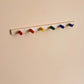 Versatile Wooden Peg Rail for Display & Storage